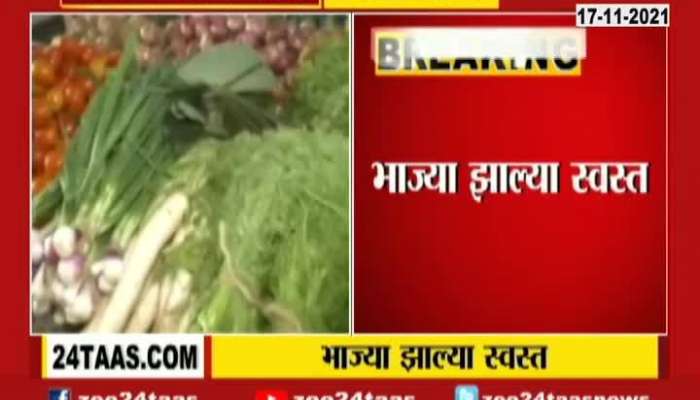Vegetables Prices Fall Down By 15 to 20