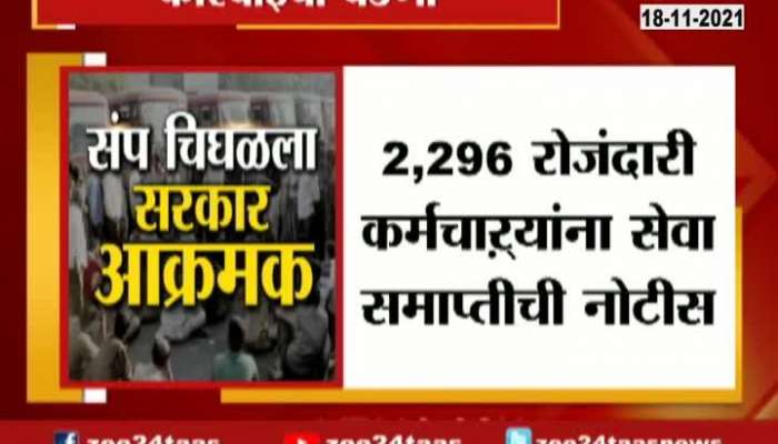 Maharashtra ST Mahamandal Taking Strict Steps To Break ST Bus Strike
