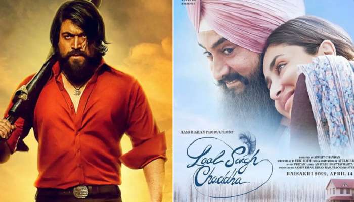 एकाच दिवशी सिनेमागृहात धडकणार &#039;लाल सिंग चड्ढा&#039; आणि &#039;KGF2&#039;, पाहा कधी होतोय रिलीज