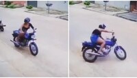 बाईक स्टार्ट झाली नाही म्हणून या मुलीने भलतीच पद्धत अवलंबली; जी नंतर अशी अंगाशी आली