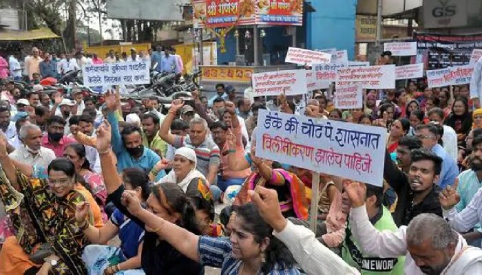 ST Bus Strike : आंदोलनाला बसलेल्या कर्मचाऱ्याला ह्रदयविकाराचा झटका 