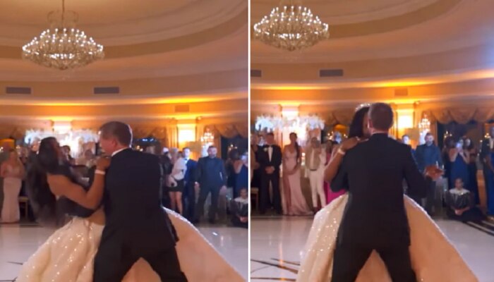 स्वत:च्या लग्नात डान्स करणं वधू-वराला पडलं महागात, त्यांच्यासोबत पुढे काय घडलं; पाहा मजेदार व्हिडीओ