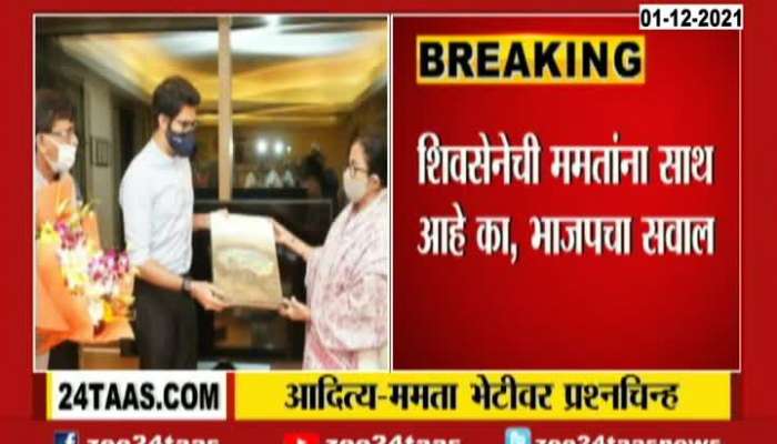 BJP MLA Ashish Shelar On Mamta Banerjee Meet Aditya Thackeray