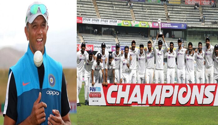 राहुल द्रविडची पहिलीच टेस्ट सीरिज आणि टीम इंडिया नंबर 1, टेस्ट चॅम्पियनला पछाडलं 