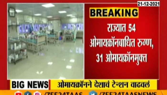  54 Omicrone Patients in Maharashtra and 170 in India