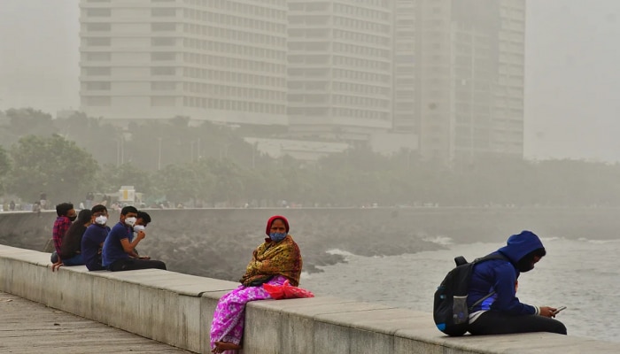 Mumbai weather | मुंबईतील हवेचा दर्जा धोकादायक; कमाल तापमानात मोठी घट