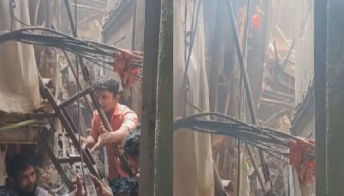 Breaking : मुंबईतल्या वांद्रे भागात इमारत कोसळली, ढिगाऱ्याखाली काहीजण अडकल्याची भीती