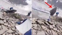 हा VIDEO पाहून तुम्हीही म्हणाल, 'मौत को टच करके आया'