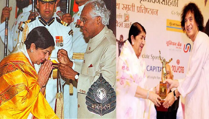 Lata Mangeshkar Awards List: भारतरत्न लता मंगेशकर यांची 7 दशकातील पुरस्कारांची सुवर्ण कमाई