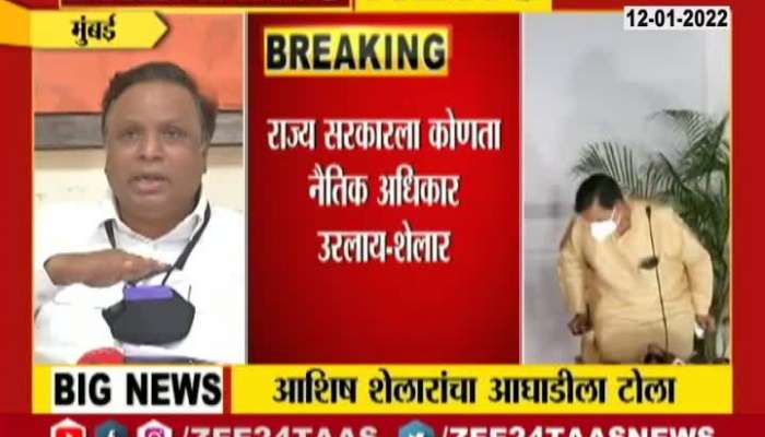 Mumbai BJP MLA Ashish Shelar Targeted Mahavikas Agahdi On 12 MLA Suspension