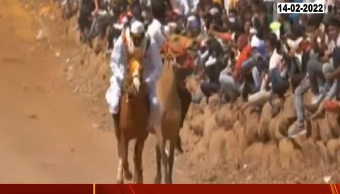 Pune Khed 75 year old man did horse riding video viral