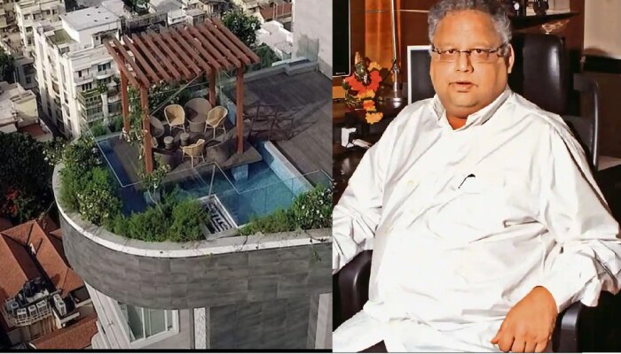 &#039;या&#039; आलिशान महालात राहतात शेअर मार्केटचे &#039;बिग बुल&#039; Rakesh Jhunjhunwala  