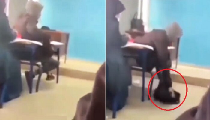 बॅक बेंचरला पहिल्या बाकावर बसवण्याची चूक शिक्षकाला पडली महागात... नक्की काय घडलं पाहा व्हिडीओ