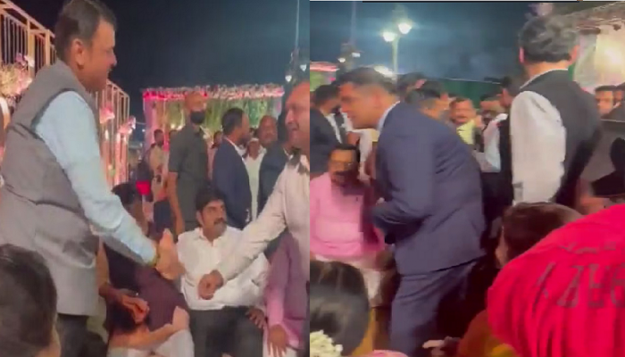 बहुत याराना लगता है। देवेंद्र फडणवीस यांचा 'तो' व्हिडिओ काँग्रेसकडून ट्विट