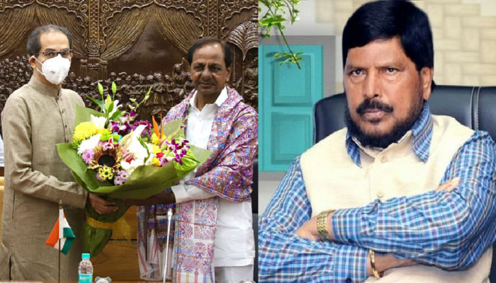 KCR-Uddhav Thackeray भेटीवर रामदास आठवले म्हणतात... 'काहीही फरक पडत नाही'