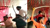'मै हु डॉन म्हणत' लग्नात तलवार घेऊन नाचला, पोलिसांच्या भीतीने पळाला