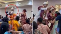 'झुकेगा नही साला' म्हणणाऱ्या नवऱ्याला, नववधुने चांगलाच शिकवला धडा, पाहा व्हिडीओ