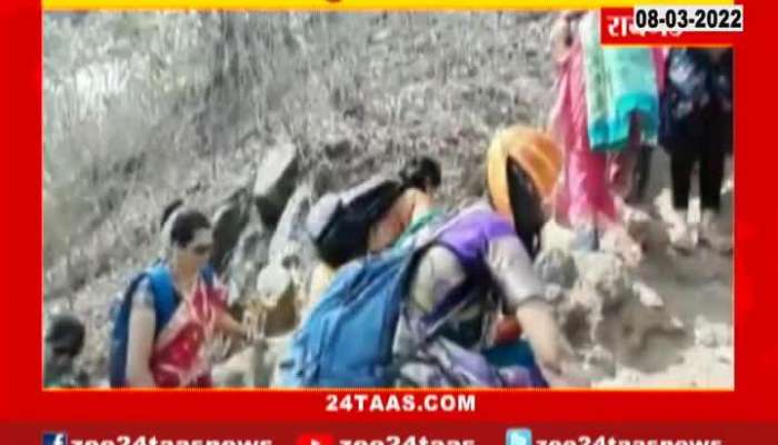  Raigad Women In Navari Saree Scaled Mountain