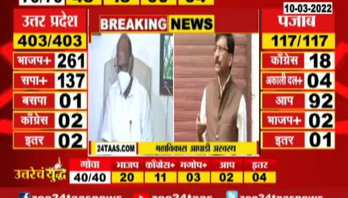 Five State Assembly Election Results Sharad Pawar And Sanjay Raut Reaction