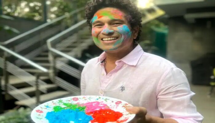 Happy Holi 2022: सचिन तेंडुलकरने चाहत्यांना खास पद्धतीने दिल्या होळीच्या शुभेच्छा, फोटो केला शेअर