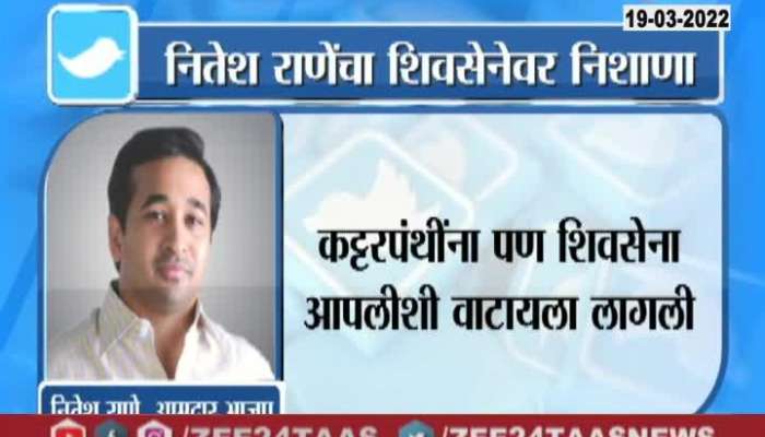 Nitesh Rane Tweet On MIM Alliance