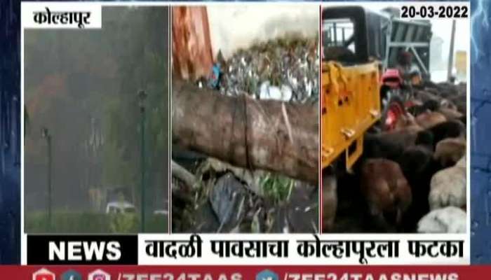Damages To Kolhapur District Of Cyclone Rain