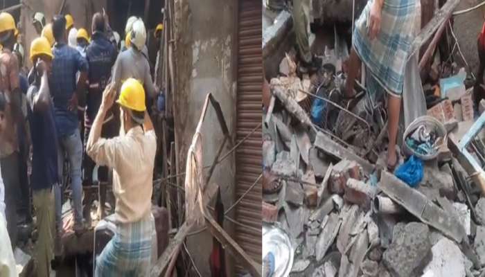धक्कादायक, मुंबईत गटार खोदताना दुमजली घरच कोसळले, 4 जण गंभीर जखमी