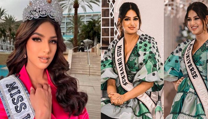 हीच ती Miss Universe हरनाझ संधू? वाढलेल्या वजनामुळं सौंदर्यवती ट्रोल 