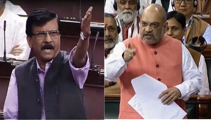 राज्यसभेत Sanjay Raut VS Amit Shah &#039;सामना&#039;, &#039;आँख में आँख&#039;वरून रंगली जुगलबंदी