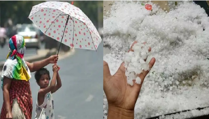 अकोल्यात उन्हाचे चटके असह्य, तर कोल्हापूरपाठोपाठ सांगली जिल्ह्यात जोरदार गारपीट