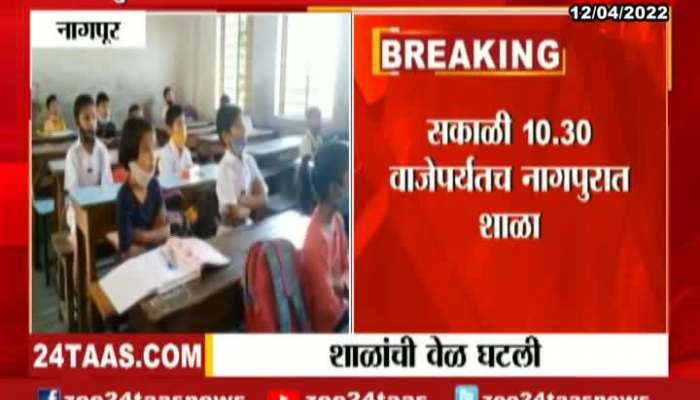 Nagpur School Timing reduced due to Heat Weave