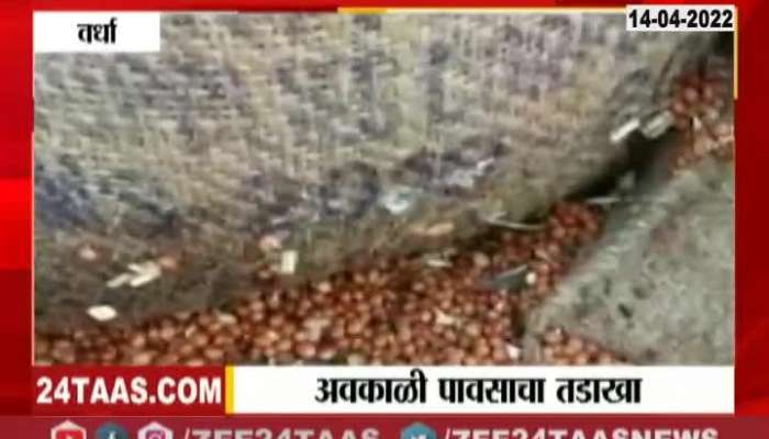 Wardha Farmers Reaction on Crop Loss due to Unseasonal Rain