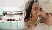 नाचता येईना... लग्नानंतर पहिल्यांदाच Kitchen मध्ये आलिया, पॅनमध्ये तेल टाकलं आणि..