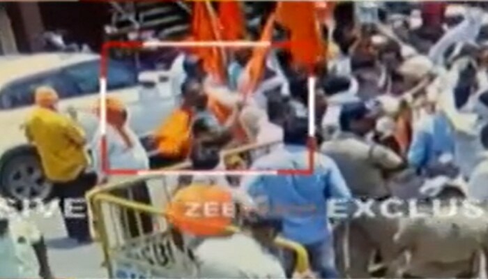 शिवसैनिकांनी राणांच्या घरावर दगडफेक केली? CCTV फुटेज आलं समोर