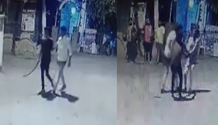 कल्याण का भाई कौन? हातात तलवार घेऊन तरुणांचा धिंगाणा, CCTV व्हायरल