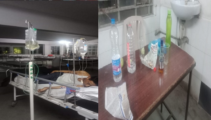 ऑक्सिजन गळतीनं 22 रुग्णांचा जीव गेलेलं रुग्णालय पुन्हा चर्चेत,  कर्मचारी फुल नशेत