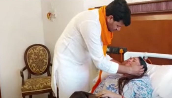 13 दिवसांनंतर राणा दाम्पत्याची रुग्णालयात भेट, नवनीत राणा यांना अश्रु अनावर