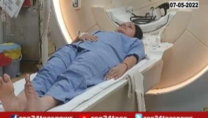 MP Navneet Rana MRI Scan In Lilavati Hospital