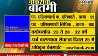 महाराष्ट्र राज्य सहकारी बॅकेत लिपिक पदासाठी नोकरीची संधी 