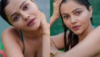 Rubina Dilaik चा स्विमिंग पूलमधील दिलखेच अंदाज; फोटोंवरून नजर हटेण