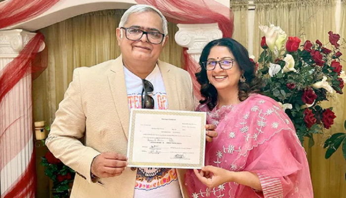  17 वर्षे लिव्ह-इनमध्ये राहिल्यानंतर हंसल मेहता यांनी वयाच्या 54 व्या वर्षी बांधली लग्नगाठ