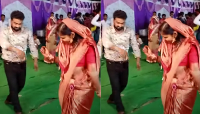 आधी तिच्या सौंदर्याने, मग तिच्या डान्सने... सगळेच घायाळ, पाहा व्हिडीओ