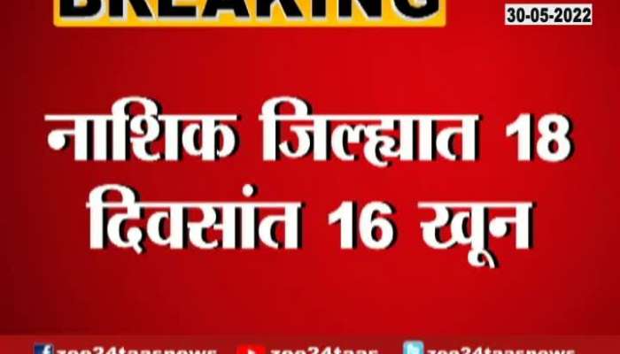 Nashik Become Crime Capital 16 murders in 18 days 