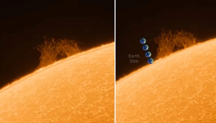 सौरवादळ नेमकं कसं दिसतं? पाहा डोळे दिपवणारा आणि धडकी भरवणारा व्हिडीओ 