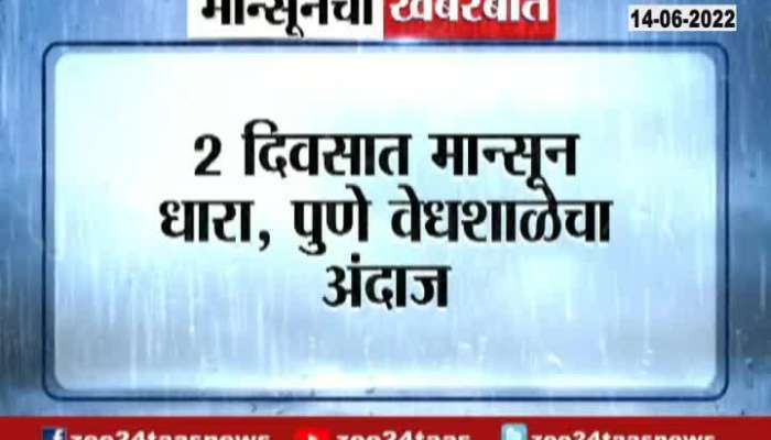 Monsoon Will be resume within 2 days In State