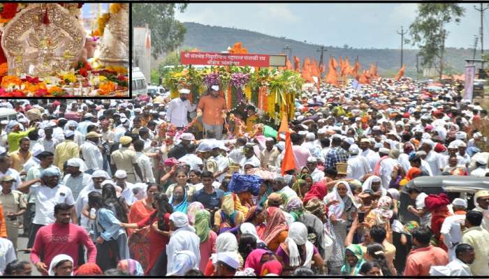 संतश्रेष्ठ निवृत्तीनाथांची पालखी पंढरपूरकडे मार्गस्थ...