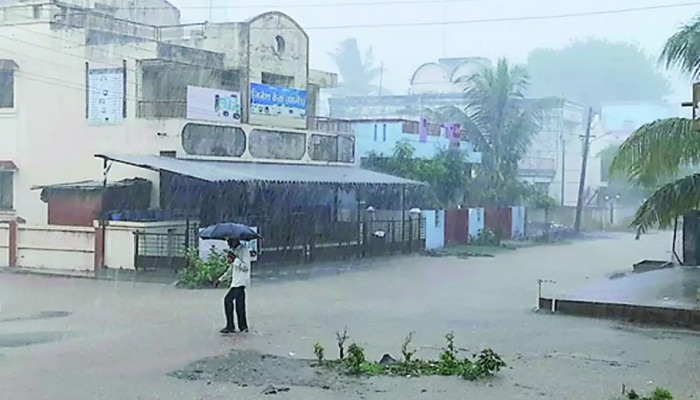 नाशिक, अहमदनगर जिल्ह्यात मुसळधार; काही ठिकाणी ढगफुटीसदृश पावसाने दाणादाण