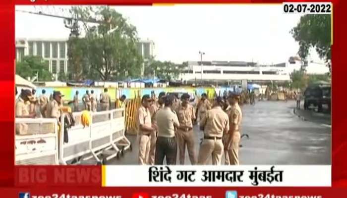 Mumbai Domestic Airport security tightens as rebel mla to arrive 