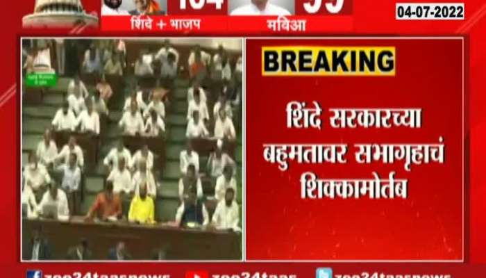 Vidhan Sabha speaker announce winner on floor test 