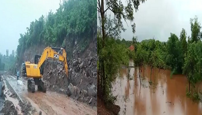 कोकणात पावसाचा धुमशान! कुठे दरडी कोसळण्याच्या घटना तर कुठे पूरपरिस्थिती